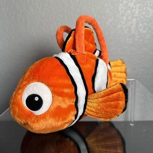 Disney Finding Nemo Plush Cuddle N Carry Toy Bag Stuffed Animal Purse Zippered